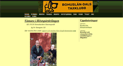 Desktop Screenshot of bohuslandalstaxklubb.se